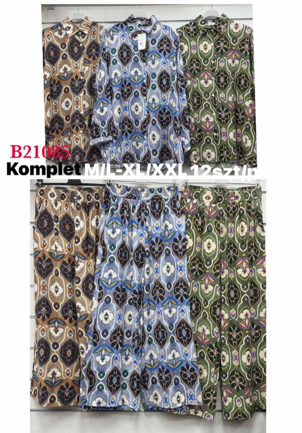 Komplet damskie Roz M/L-XL/2XL, Mix Kolor Paczka 12 szt